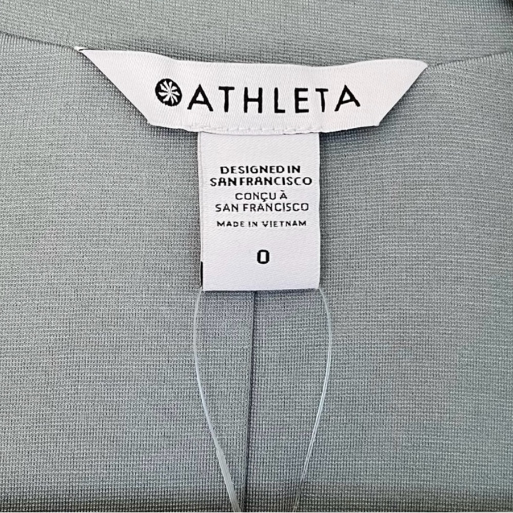 NWT Athleta Eastbound Travel Blazer | Minimalistic Grey | Size 0 - Picture 13 of 14